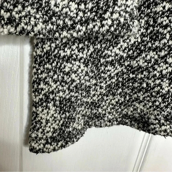Candy Couture Sweater Heathered Black & White Size Large - Picture 11 of 16
